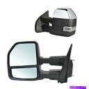 USミラー 2015-2020 Ford F-150 Power Heated Turn Signal 22 Pin Chromeの牽引ミラー Towing Mirrors For 2015-2020 Ford F-150 Power Heated Turn Signal 22 Pin Chrome