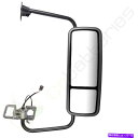 USミラー 2005-18 FREIGHTLINER CENTURY/COLUMBIA PASSENGER HAND CHROMEのミラー完了 Mirror Complete For 2005-18 Freightliner Century/Columbia Passenger Hand Chrome