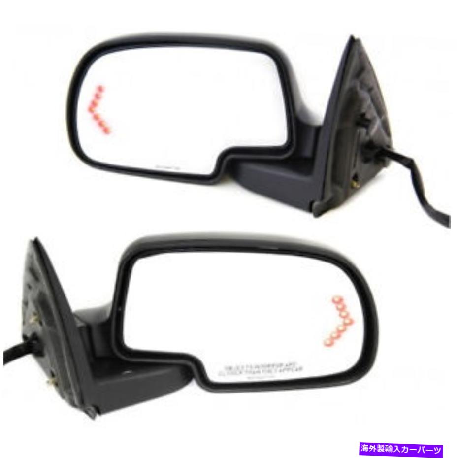 USミラー GMC Yukon 2003-2006ドアミラードライバーと助手席側|ペア|加熱 For GMC Yukon 2003-2006 Door Mirror Driver and Passenger Side | Pair | Heated【並行輸入品】