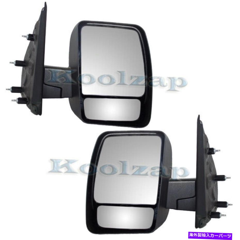 USミラー NVシリーズ用リアビュードアミラーマニュアル折りたたみテクスチャ左右セットペア For NV-Series Rear View Door Mirror Manual Folding Textured Left Right SET PAIR