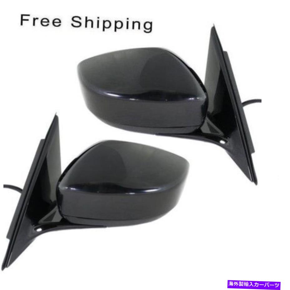 USミラー 2 LH＆RHサイドパワーマニュアル折りたたみ式ヒートミラーのセットインフィニティG37セダン S..