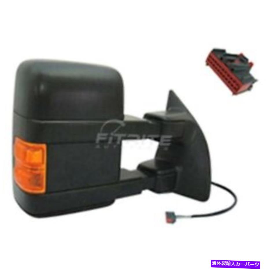 USߥ顼 ιRHɥѥɥߥ顼ƥե˥å2008եåȥեF-350 Right Passenger RH Side Power Door Mirror Textured Finish 2008 Fits Ford F-350