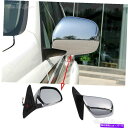 USミラー サイドビューミラーは、トヨタランドクルーザープラド2003-2009用のパワーLH&RHペアセット Side View Mirrors Power LH & RH Pair Set For Toyota Land Cruiser Prado 2003-2009
