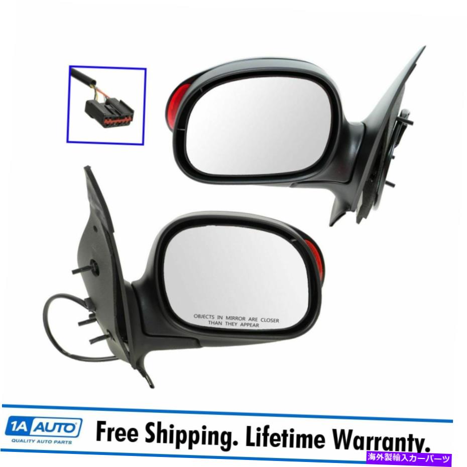 USミラー ミラーパワーエクステリアシグナルペイントf150クルーキャブのペアセットを一致させる Mirror Power Exterior Signal Paint To Match Pair Set for F150 Crew Cab NEW