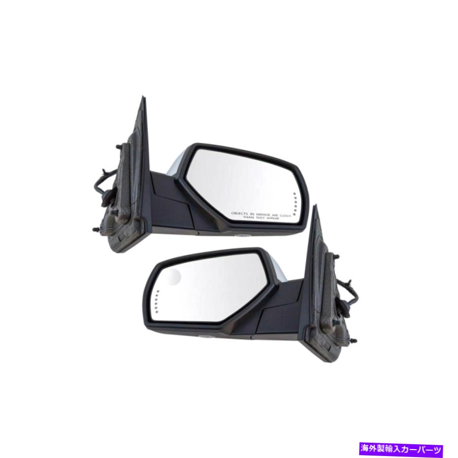 USミラー ミラーパワー折りたたみ加熱メモリ信号水たまりクロムペアGMピックアップ用 Mirror Power Fol..