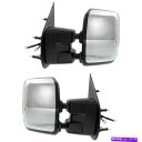 US~[ 2 LHRHTChMp[~[̐VZbǵAYNV1500 NV2500 NV3500ɓK܂ New Set of 2 LH & RH Side Heated Power Mirror Fits Nissan NV1500 NV2500 NV3500