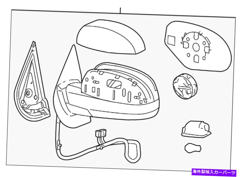 USミラー 本物のGMプライムドライバーサイドミラー20843216 Genuine GM Primed Driver Side Mirror 20843216