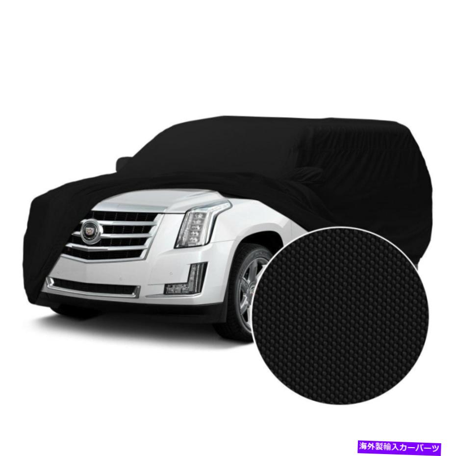 カーカバー キャデラックエスカレードの場合99-00カバーストームプルーフブラックカスタムカーカバー For Cadillac Escalade 99-00 Coverking Stormproof Black Custom Car Cover