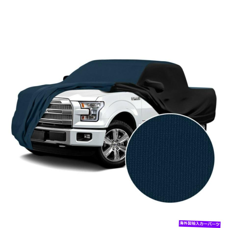 С å00-04Сƥ󥹥ȥåͥӡ֥롼५С For Dodge Dakota 00-04 Car Cover Satin Stretch Indoor Navy Blue Custom Car Cover