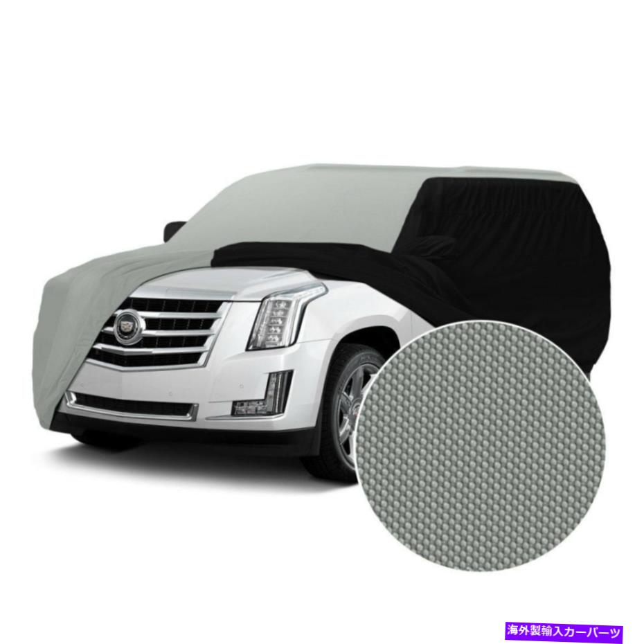 カーカバー Isuzu oasis 98-99カバーストームプルーフグレーカスタムカーカバーWブラックサイド For Isuzu Oasis 98-99 Coverking Stormproof Gray Custom Car Cover w Black Sides