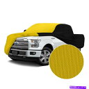 カーカバー フォードF-150 92-96カバーストームプルーフ黄色のカスタムカーカバーWブラックサイド For Ford F-150 92-96 Coverking Stormproof Yellow Custom Car Cover w Black Sides(2)