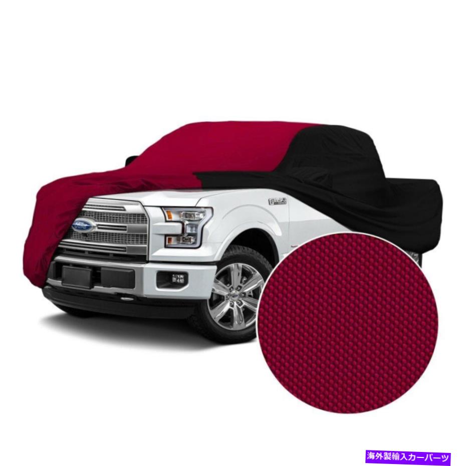 カーカバー フォードF-150 94-96カバーストームプルーフ赤いカスタムカーカバーWブラックサイド For Ford F-150 94-96 Coverking Stormproof Red Custom Car Cover w Black Sides