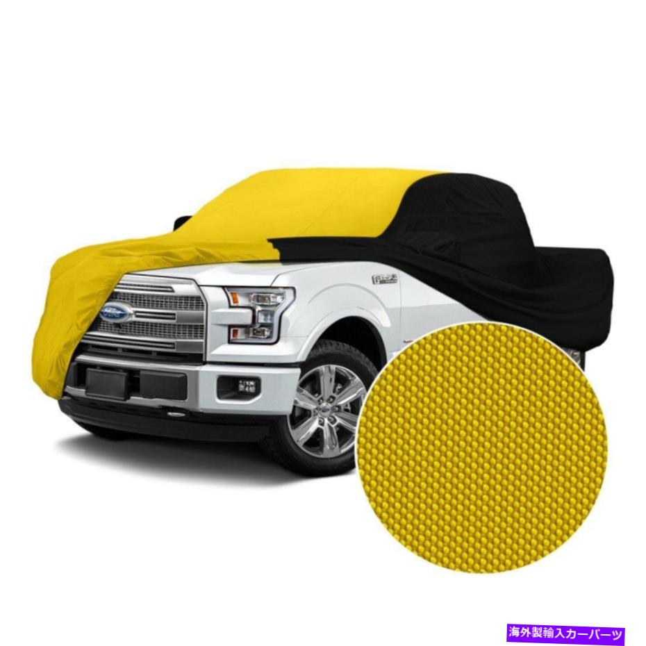 カーカバー フォードレンジャー89-94カバーストームプルーフイエローカスタムカーカバーWブラックサイド For Ford Ranger 89-94 Coverking Stormproof Yellow Custom Car Cover w Black Sides