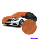 カーカバー キャデラックエルドラド53カーカバーサテンストレッチ屋内インフェルノオレンジカスタム For Cadillac Eldorado 53 Car Cover Satin Stretch Indoor Inferno Orange Custom