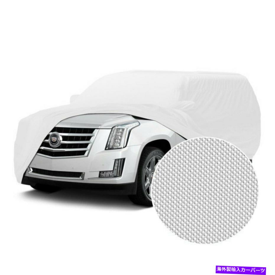 カーカバー キャデラックエスカレードの場合99-00カバーストームプルーフ白いカスタムカーカバー For Cadillac Escalade 99-00 Coverking Stormproof White Custom Car Cover