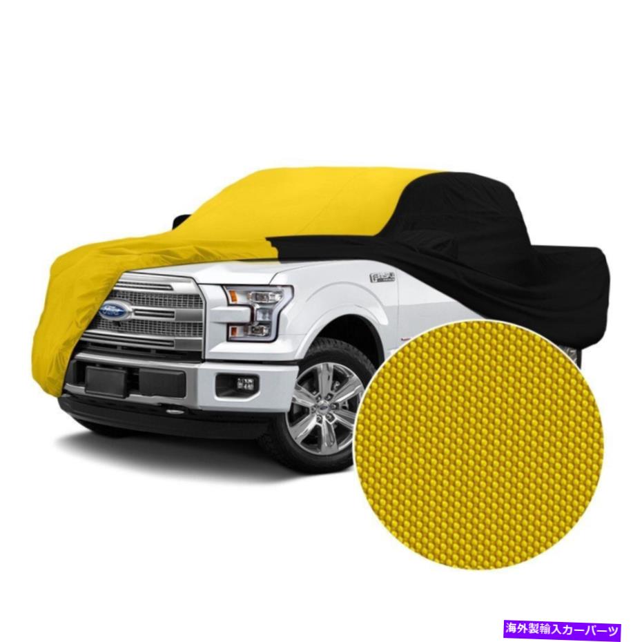 J[Jo[ GMC C3500 88-94Jo[Xg[v[tF̃JX^J[Jo[WubNTCh For GMC C3500 88-94 Coverking Stormproof Yellow Custom Car Cover w Black Sides