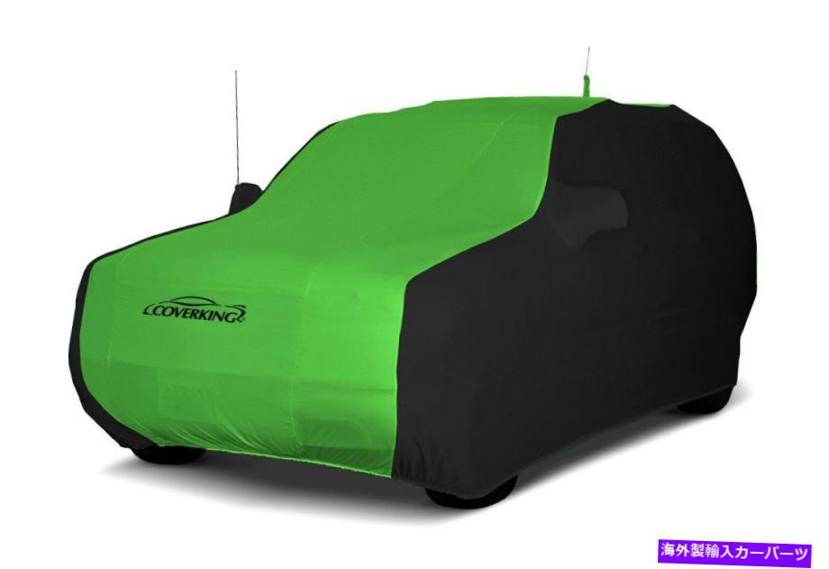 カーカバー フォードブロンコ92-96カーカバーサテンストレッチ屋内相乗効果グリーンカスタムカー For Ford Bronco 92-96 Car Cover Satin Stretch Indoor Synergy Green Custom Car 3