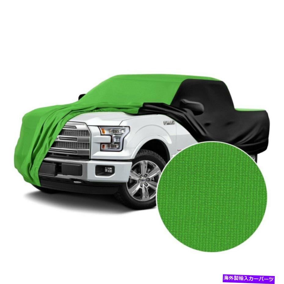 J[Jo[ tH[hF-250 61-66ԃJo[TeXgb`ʃO[JX^J[ For Ford F-250 61-66 Car Cover Satin Stretch Indoor Synergy Green Custom Car