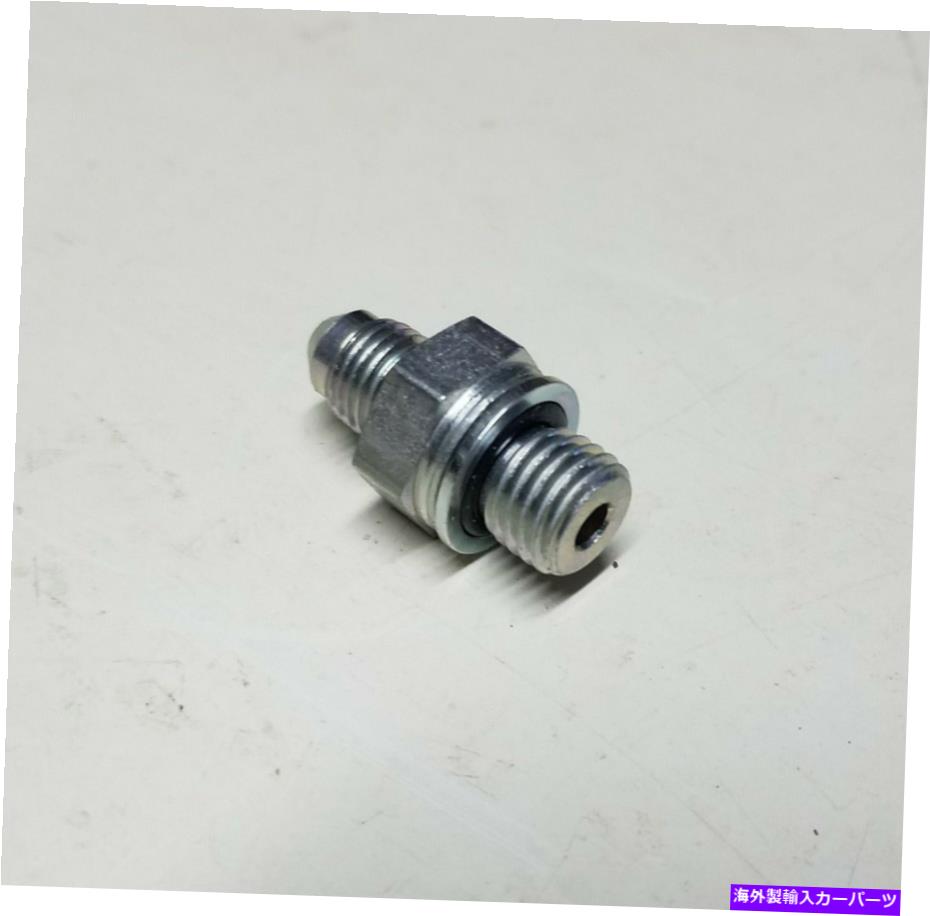 Turbo Charger カミンズスチールターボオイルフィードアダプターフィッティング4an Hose Made in USA !!! Cummins Steel Turbo oil feed adapter fitting 4AN hose Made in USA!!!