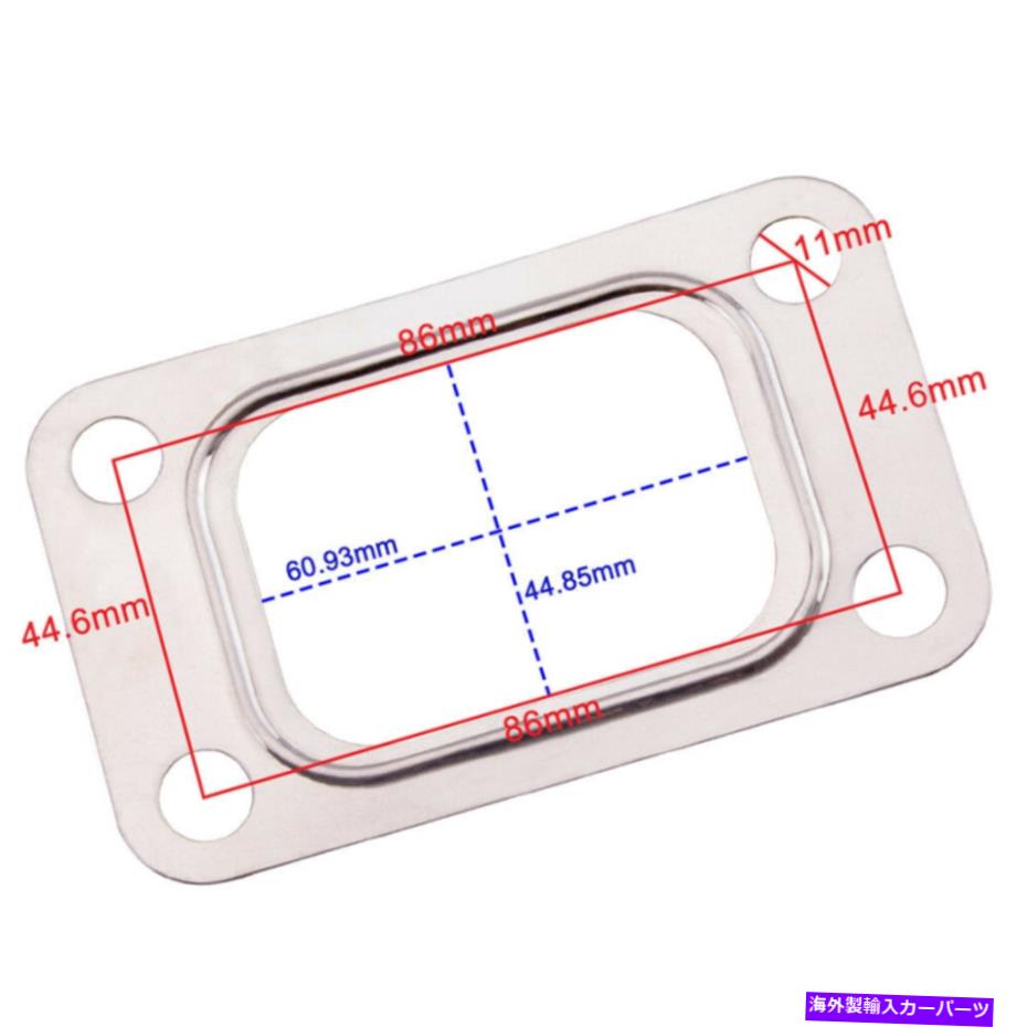 Turbo Charger 1xT3 T3/T4 4ܥȥåȥ쥹륿ܥ㡼㡼åȥå 1x Turbo T3 T3/T4 4 Bolt Gaskets Sainless Steel Turbocharger Inlet Gasket Sales