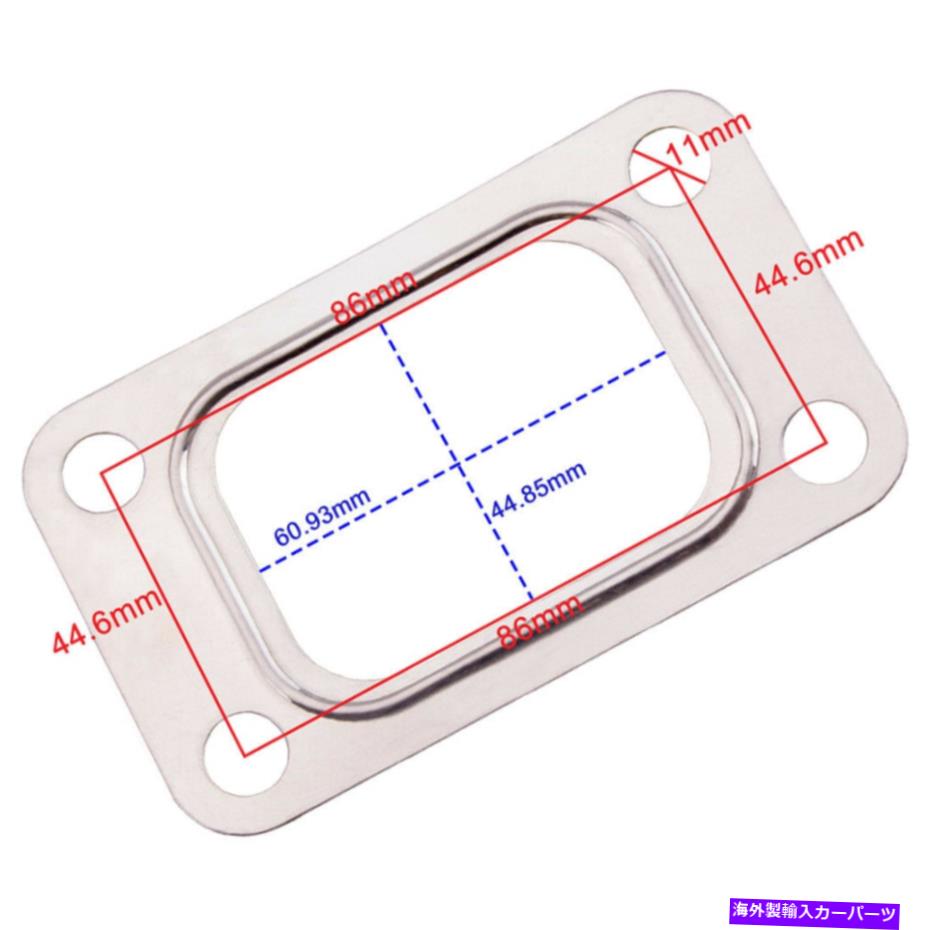 Turbo Charger T3 T3/T4 4ܥȥåȥ쥹륿ܥ㡼㡼åȥåNEW Turbo T3 T3/T4 4 Bolt Gaskets Sainless Steel Turbocharger Inlet Gasket New