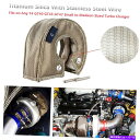 Turbo Charger T4ターボチャージャーステンレススチールワイヤーターボヒートブランケットバリアカバーセット T4 Turbocharger Stainless Steel Wire Turbo Heat Blanket Barrier Cover Set