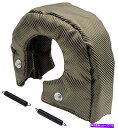 Turbo Charger T3ターボブランケットターボ充電器ヒートシールドカバーチタンラップ高温熱PR T3 Turbo Blanket Turbo Charger Heat Shield Cover Titanium Wrap High Temp Heat Pr(2)
