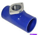 Turbo Charger ユニバーサル3 S/RSスタイル完全補強シリコーンブローオフバルブアダプターブルー Universal 3 S/Rs Style Fully Reinforced Silicone Blow Off Valve Adapter BLUE