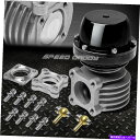 Turbo Charger 44mm/46mmターボ充電器マニホールドキャストスチールウェイストゲートWGブースト +スプリングブラック 44MM/46MM T...