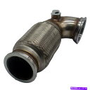 Turbo Charger 3 "76mm Vバンドダウンパイプロープロファイル90 deg&フレックスベロー排気パイプステンレス 3" 76mm V-Band Downpipe Low Profile 90 Deg & Flex Bellow Exhaust Pipe Stainless