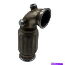 Turbo Charger 2.5 "インチVバンドダウンパイプ低プロファイル90度フレックスベローパイプステンレス 2.5" inch V-Band Downpipe Low Profile 90 Degree with Flex Bellow Pipes Stainless