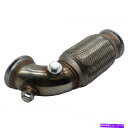 Turbo Charger Garrett 2.5 "Vバンドダウンパイプロープロファイル90度フレックスベローパイプステンレスSS Garrett 2.5" V-Band Downpipe Low Profile 90 Degree Flex bellow pipe Stainless SS
