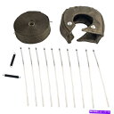 Turbo Charger T4 GT42ターボヒートシールドブランケットカバー + 2 '' 50フィートステンレススチールジップタイ T4 GT42 Turbo Heat Shield Blanket Cover + 2'' 50FT Stainless Steel Zip Ties(2)