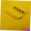 Dashboard Cover イエロースエードセントラルコンソールフォードマスタングのハンドブレーキカバートリム2015-2021 K Yellow Suede Central Console Handbrake Cover Trim For Ford Mustang 2015-2021 K(2)