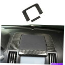 Dashboard Cover ランドローバー用LR2 08-12リアルカーボンファイバーコンソールダッシュボードスピーカーカバートリム For Land Rover LR2 08-12 Real Carbon Fiber Console Dashboard Speaker Cover Trim