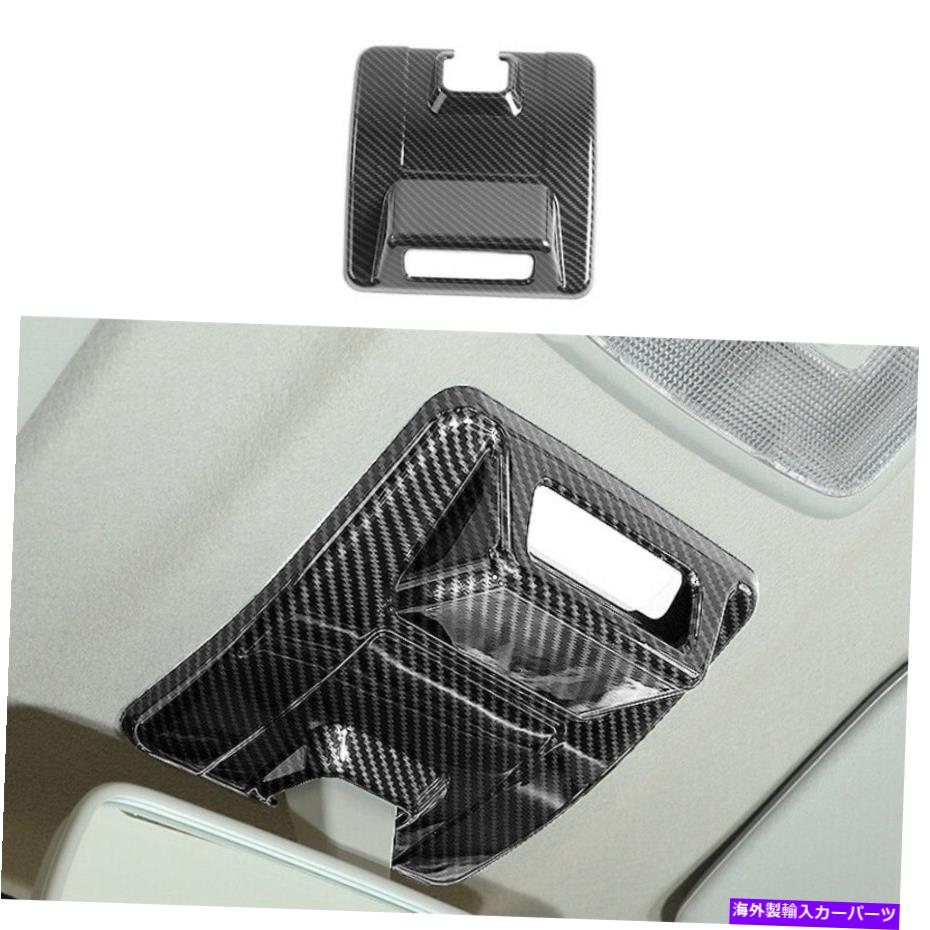 Dashboard Cover スズキジムニーLHD 19-21 ABSカーボンファイバーインテリアバックミラーベースカバー For Suzuki Jimny LHD 19-21 ABS Carbon Fiber Interior RearView Mirror Base Cover