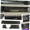 Dashboard Cover ランドローバーディフェンダー90 110 2020-22カーボンABSダッシュボードワードマークパネルカバー用 For Land Rover Defender 90 110 2020-22 Carbon ABS Dashboard Wordmark Panel Cover