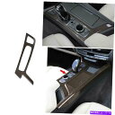 Dashboard Cover キャデラックCT5 2019-2020ゴールドカーボンファイバーコンソールギアシフトフレームカバートリム For Cadilla...