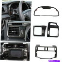 Dashboard Cover カーボンファイバーセントラルコンソールダッシュナビゲーションカバーパネル4ランナー10-20のトリム Carbon Fiber Central Console Dash Navigation Cover Panel Trim for 4Runner 10-20