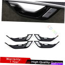 Dashboard Cover アウディA8 2019-2022 ABSグロスブラックインナードアハンドルボウルカバートリム4PCSに適しています Fit For Audi A8 2019-2022 ABS Gloss Black Inner Door Handle Bowl Cover Trim 4PCS(2)