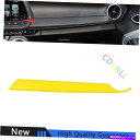 Dashboard Cover シボレーカマロ2016-2021イエローコンソールコパイロットストリップカバートリム1* Fit For Chevrolet Camaro 2016-2021 Yellow Console Co-Pilot Strip Cover Trim 1*(2)