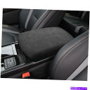 Dashboard Cover グレースエードセントラルコンソールアームレストボックスカバーフォードエッジ2016-2020 gのトリム Gray Suede Central Console Armrest Box Cover Trim For Ford Edge 2016-2020 G(2)