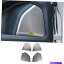 Dashboard Cover եɥå2015-2021Сɥԡ٥ե졼५Сȥ4PCS For Ford Edge 2015-2021 Silver Steel Door Speaker Bezel Frame Cover Trim 4PCS