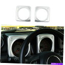 Dashboard Cover 2019-2021 Suzuki Jimny LHD ABSシルバーダッシュボードパネルフレームカバートリム2PCS For 2019-2021 Suzuki Jimny LHD ABS Silver Dashboard Panel Frame Cover Trim 2PCS