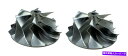 Turbo Charger TD03ビレットコンプレッサーホイールアップグレード適合 TD03 Billet Compressor Wheel Upgrade FITS 135i 335i 335Xi 335is 535i 535Xi N54(2)