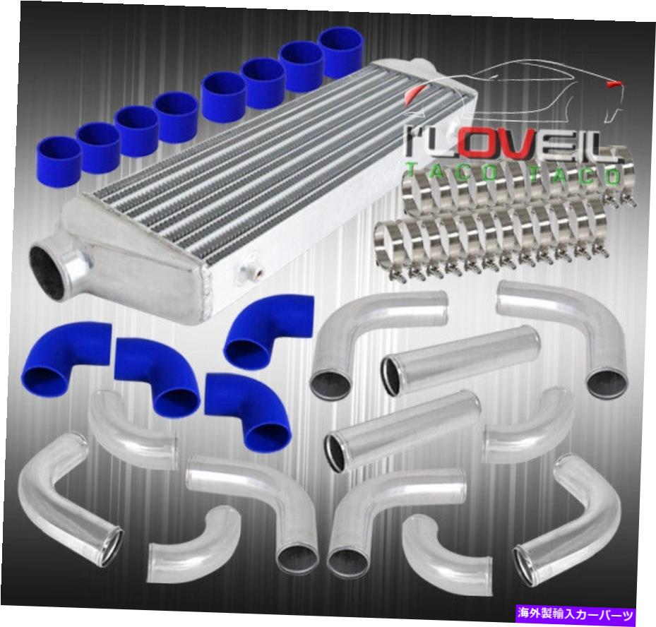 Turbo Charger 2.5 "DIYターボ充電器インタークーラー + 12pc配管パイプキットTボルトクランプカプラー..