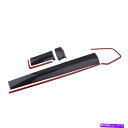 Dashboard Cover 6x/セットインテリアダッシュボードコンソールカバートリムステッカーホンダシビック10日にフィット 6X/set Interior Dashboard Console Cover Trim Sticker Fit For Honda Civic 10th(2)