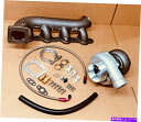 Turbo Charger ターボ + T4マニホールド +オイルラインターボチャージャーボルテックV8 LSX 4.8 5.3 6.0 6.2 T70 Turbo + T4 Manifold + Oil Lines Turbocharger Vortec V8 LSX 4.8 5.3 6.0 6.2 T70