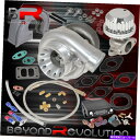 Turbo Charger T3ターボチャージャータービンオイルラインキットヒートラップウェイストゲートブーストコントロールシルバー T3 Turbocharger Turbine Oil Line Kit Heat Wrap Wastegate Boost Control Silver