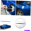 Fuel Gas Tank Chevrolet Camaro 2017-2023用のクロムエクステリア燃料タンクドアカバーガス蓋キャップ Chrome Exte...